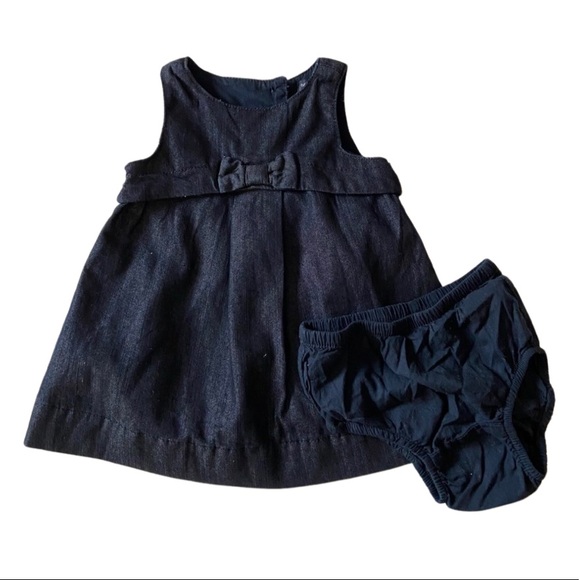 GAP Other - Baby Gap navy blue dress and bloomers 3-6 months